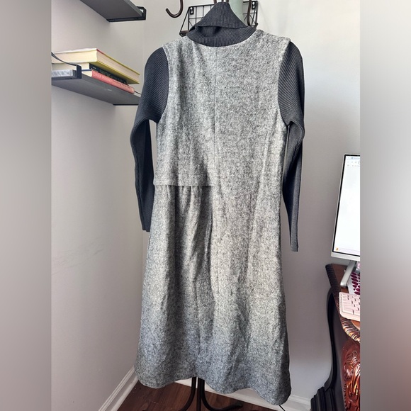 STYLEWE MISSLOOK FANNY WIZ Turtleneck Shift Wool Casual Sweater Dress 6 gray NEW - Picture 5 of 9